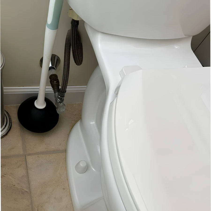 Toilet before and after deep cleaning service in Massachusetts and New Hampshire